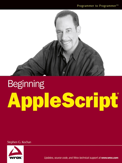 Title details for Beginning AppleScript by Stephen G. Kochan - Available